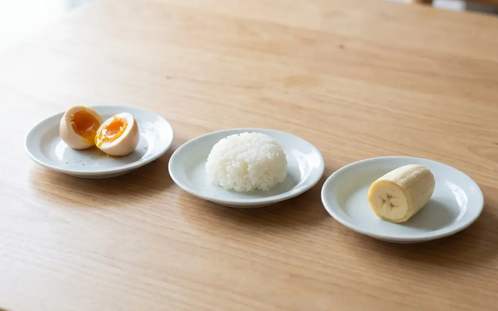 À REMPLACER : Quelques aliments variés sur une planche en bois